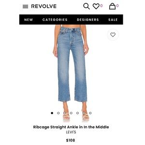 Levi’s Ribcage Straight